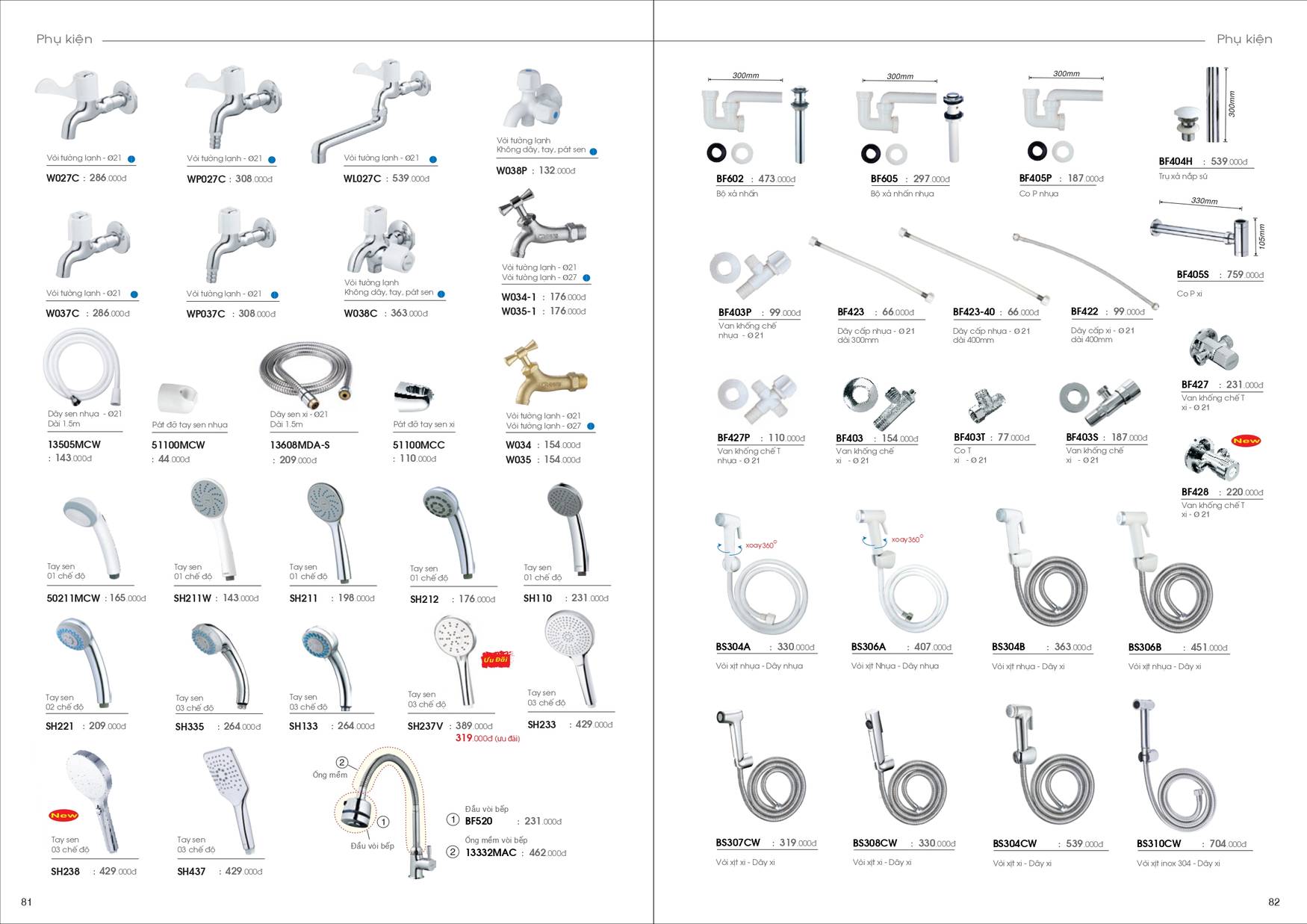 Catalogue và Bảng giá Thiết bị vệ sinh CAESAR mới nhất 2025 /Page 42